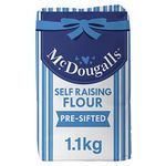 McDougalls Pre-Sifted Self-Raising Flour, 1.1 kg Bag (Pack of 1)