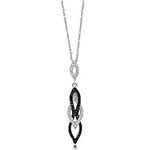 BERRICLE Sterling Silver Black and 