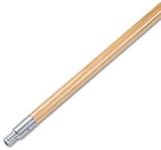 (6 Pack Value Bundle) BWK136 Metal Tip Threaded Hardwood Broom Handle, 1" Dia x 60in Long