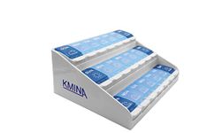 KMINA - Pill Boxes 7 Day 3 Times a Day, Weekly Pill Organiser Morning Afternoon Night, Vitamin Box Organiser, Large Pill Box Weekly 3 Times a Day, Medicine Storage Box