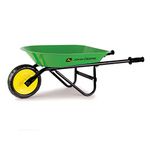 John Deere Farm Toys Steel Wheelbarrow for Kids Aged 2 Years and Up, 34 Inch, Green