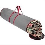 Premium Christmas Wrapping Paper Storage Bag - 104cm | Fits 14 to 20 Rolls - Slim Sleeve Design - Underbed Wrapping Paper Storage Container or Closet Storage Gift Wrap Organiser, Non-Woven Fabric