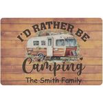 Auomily Happy Camper Doormat 24 X 16 Inch, BE Caping Custom Camping RV Door Mat Customized Family Name Door Mat Outdoor Entrance Floor Non Slip Campsite Rugs Outside Camping Decor, A-Cample-P-DR21/24