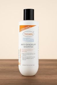 YOCADA Anti-Dandruff Shampoo for Oily Hair & Itchy Scalp | Redness Relief & Flake Control with Piroctone Olamine | Soothing Scalp Care Formula for Dandruff-Prone, Sensitive Scalps | 250ml