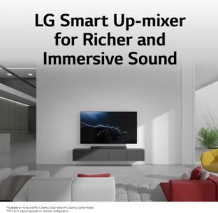 LG Bluetooth Soundbar for TV – Dolby Atmos 3.0 Channel Audio