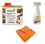 Osmo Top Oil 500ml with Osmo Spray Cleaner + FREE Microfibre Cloth (3068 Natural)