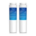 EcoAqua EFF-6007A Fridge Water Filter Compatible with Maytag UKF8001, UKF8001AXX, UKF8001P, WF50, WF51, WF50-NI300, EDR4RXD1, Whirlpool 4396395, Kenmore 9006, 46-9006, 4396548 (2)