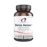 Designs for Health Detox Antiox - Liver + Detoxification Support Antioxidant Supplement with Turmeric Extract (Curcumin), Green Tea, Grape Seed, Vitamins + Minerals - Immune Support (60 Capsules)