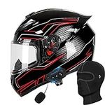 Bluetooth Full Face Motorcycle Helm