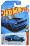 Hot Wheels '18 Dodge Challenger SRT Demon, Muscle Mania 6/10 [Blue] HCW30-M9C0P