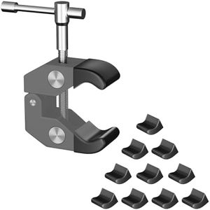 ZMHH 10 Pack Silicone Cases for Super Crab Clamp Jaw,Protect Handlebar/Mircophone Stand/Table/Shelf/Pole/Rack/Rod Surfaces Non-Scratches