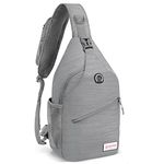 ZOMAKE Sling Bag Backpack for Men Women Girl, Small Chest Crossbody Bag Daypack Over the Shoulder Backpack for Travel Day Trip