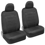 BDK Auto MTSC-271-BK: Motor Trend Sideless Seat Cover - Honeycomb