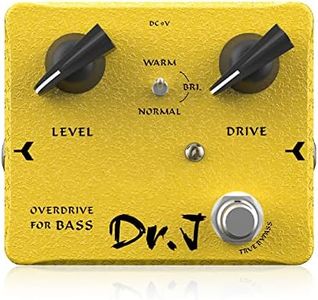 JOYO Bass Overdrive Pedal Effects from Rock to Metal Specially Design for Bassist High-end Edition Dr.J Series (D52)