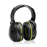 LYSIAN Foldable Noise Cancelling Earmuffs, Industry Ear Protection Muffs for Work, Shooting, Mowing, Airport