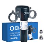OnlyPure Under Sink Drinking Water Filter System, 3 Years or 22K Ultra High Capacity NSF/ANSI 42 Certified, Direct Connect Under Counter, 0.5 Micron Removes 99.99% Chlorine Odor USA Tech