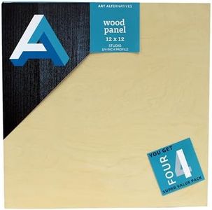 Art Alternatives Wood Panel Super Value 12x 4 by Art Alternatives