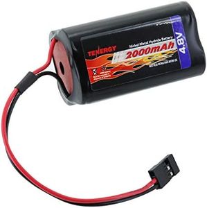 4.8V 2000mAh NiMH Square Receiver RX Battery for RC Airplanes