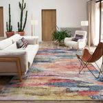 Taleta GRAFFIT Washable Rugs for Living Room Modern Area Rug Non Slip Abstract Rug Large Rug for Bedroom Machine Washable Rug Colorful Soft Short Pile Carpet Rug for Home Decor (Multi, 240x340 cm)