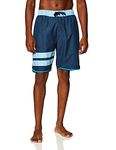 Kanu Surf Men's Apollo Swim Trunks (Regular & Extended Sizes), Carter Navy, Small