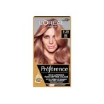 L'Oreal Paris Preference Hair Dye, Long Lasting, Luminous Permanent Hair Colour, 7.23 Bali