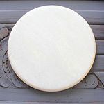 Jaipur Ace Indian White Marble Chakla/Rolling Pin Board/Roti Maker/Chapati Maker/papad chakla for Home & Kitchen | Full Finished Marble Roti Maker Kitchen Utensil (10 Inch)