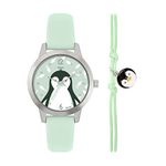 Tikkers WWF Penguin Unisex Kid's Analog Quartz Watch with Polyurethane Strap TKWWF004-SET