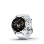 Garmin epix PRO Gen 2, 42mm Premium Multisport GPS Smartwatch, AMOLED Touch Screen, Advanced Health and Training Features, Built in Flashlight, Adventure Watch with up to 10 days battery life, White