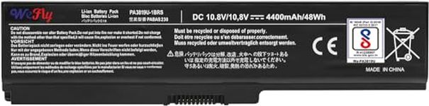 Wefly PA3817U-1BRS Laptop Battery Compatible for Toshiba Satellite L750 C650 C660 C660D C650D C655 C665 C670D L750D L755 L755D L770 L775 P750, Pro C650 C650D C660 C660D Laptop Battery