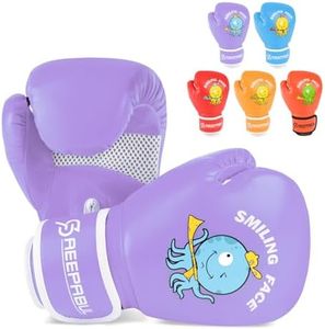 SAEEPABUL Boxing Gloves for Kids, 4oz, Violet