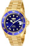 Invicta Stainless Steel Pro Diver Automatic Analog Blue Dial Watch for Men - 8930Ob, Silver Band