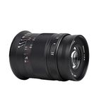 7artisans 60mm F2.8 II Macro Lens APS-C Manual Fixed Lens Compatible with Canon EOS-M Mount Cameras (Black)