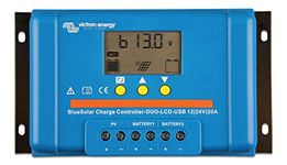 Victron Energy BlueSolar PWM DUO-LCD&USB 12/24-Volt 20 amp Charge Controller