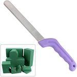 (Light Purple) - TinaWood Florist Professional Cutting Knife for Flower Foam Block, Cake, Fruit, Knives for Floral Foam Block Bricks (Light Purple)