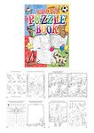 HENBRANDT 48 Mini Puzzle Colouring Book, Super Fun Children’s Activity Book, Unisex Party Bag Fillers, Boys and Girls