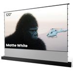 AWOL Vision 120" Motorized Rising Matte White Projector Screen for Long Short Ultra Short Throw Projector, Floor Stand Indoor Outdoor Theater Screen, 170°+ Viewable 4K/8K Ultra HD MW-F220