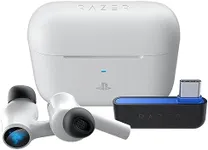 Razer Hammerhead HyperSpeed Wireless Multi-Platform Gaming Earbuds for Playstation 5 / PS5, PC, Mobile: ANC - Noise Cancelling Mic - Bluetooth 5.2 - RGB Chroma - 30 Hr Battery