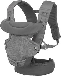 Baby Carrier, Advanced 4-in-1 Convertible Carrier, Baby Carrier Newborn to Toddler 8-32 lbs (3.6-14.5KG) (Grey)