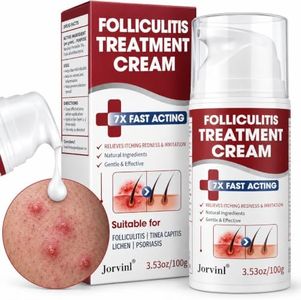 Folliculitis Treatment Cream with 5% Benzoyl Peroxide & Tea Tree Oil, Fast-Absorbing Razor Bump Cream for Ingrown Hairs, Bikini Line, Underarms, Legs & Body Bumps, 3.53 Fl Oz
