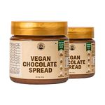 Peepal Farm Vegan Chocolate Spread | 100% Cacao Beans | Low Sugar | 100% Natural & Handmade | No Added Artificial Flavors & Preservatives | Pack of 2 (150g Each)