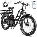 TESGO 48V 30/60AH Electric Bikes for Adults 150KM-260KM Long Range Ebike 1200W Peak Power, 26’’ x 4.0’’ Anti-Puncture Fat Tire Snow Beach Mountain Electric Bike, Hydraulic Brakes Ebikes for Adults