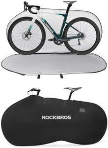 ROCKBROS Bike Travel Bag for Transportation Travel Outdoor Indoor Bike Storage Bag Anti-dust Waterproof Bike Covers for 26 inch Mountain Bike Road Bike, Black