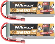 Nihewo 2Packs 3S Lipo Battery, RC L