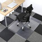 Chair-Mat-Carpet, Desk-Mat-Rectangular, FRUITEAM Desk Chair Mat, Office Rectangular Chair Mat for Carpet, Easy to Be Expanded, 90 x 120 cm/36 x 48 inch