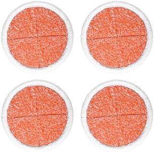 KEEPOW Spinwave Replacement Pads Compatible with Bissell Spinwave Powered Hard Floor Mop 2039 Series, 20399, 2039A, 2307, 2315A, 23157, 2124, 20393 Spin Heavy Scrub Mop Pads for Floor Cleaner (4 Pack)