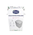 Milton Cold Water Steriliser (White), Packaging may vary