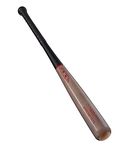 Axe Bat Flared Pro Series Model 271 Charged Finish Maple Cupped Wood Baseball Bat with Hypertack Grip Tape, Grey/Black/Red, 32 in.