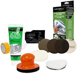 Motorkit Kit Restaurador De Faros de Coche