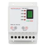 RATNOTECH Automatic Cut-Off Timer Switch for Geyser, Water Pump, Heater & Exhaust | Smart Programmable Controller with Multiple Timer Settings | 15-Month Warranty (15-30-45-60M)