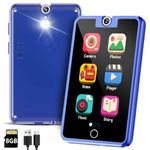 Kids Toys Phone for Girls Boys Age 3-8 Pretend Play Smart Phone with 2.8 Touchscreen 180° Rotation Camera 28 Video Game Music Player Storybook Pedometer Learning Card Fake Phone Lanyard Toddler Gifts